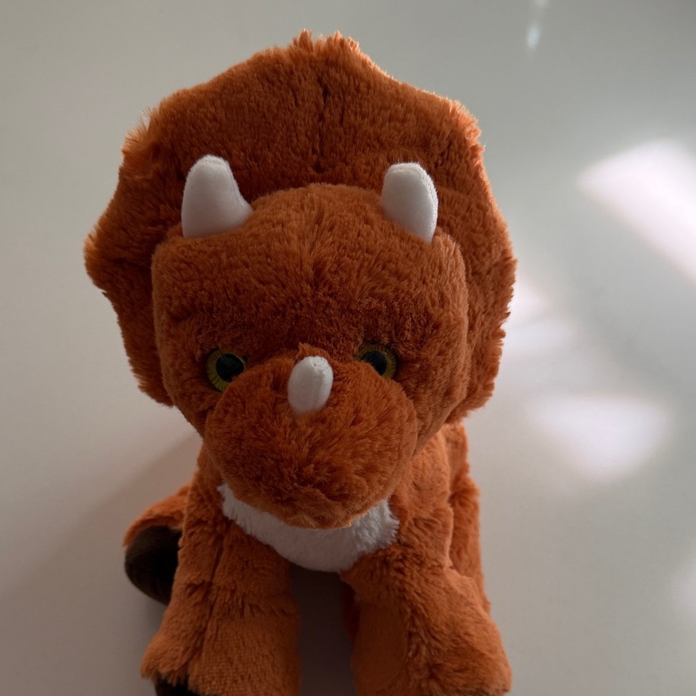 UE Orange Triceratops Stuffed Animal
